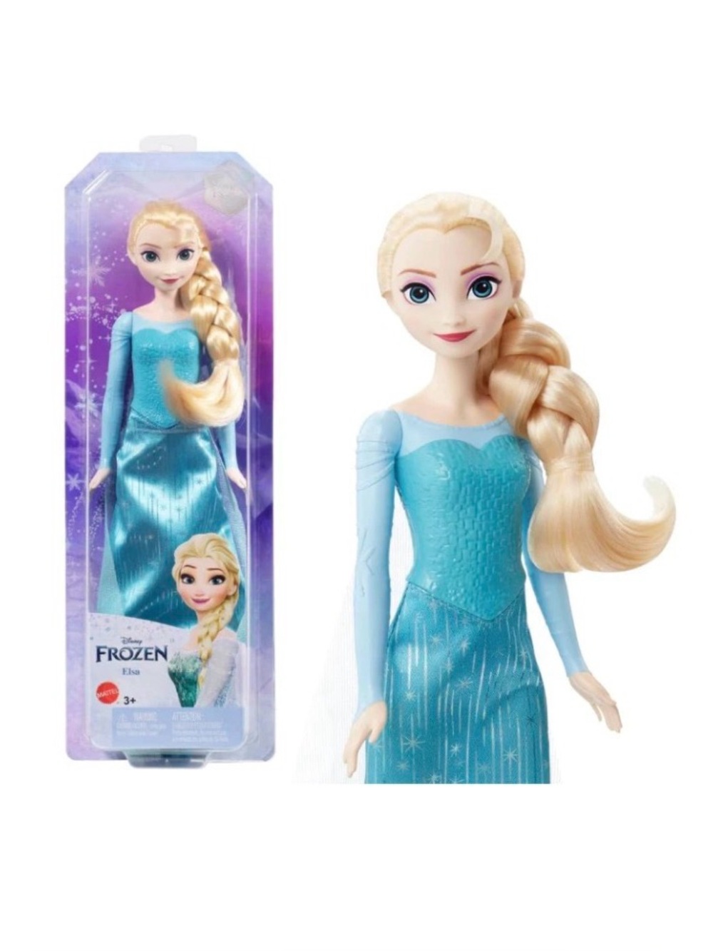 New!! Mattel Official Disney Frozen Elsa Fashion Doll New Sealed In Package
